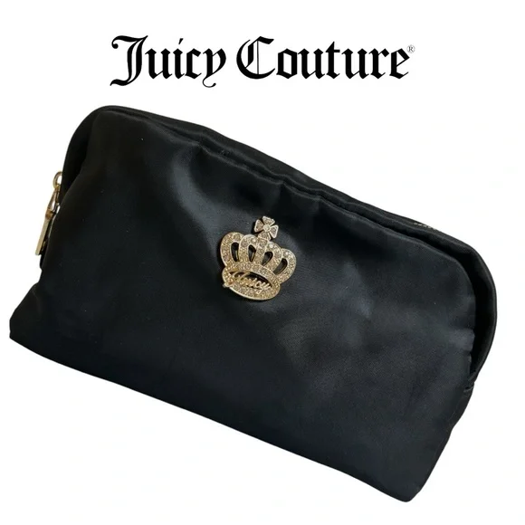 Juicy Couture Black Rhinestone‎ Logo Bag