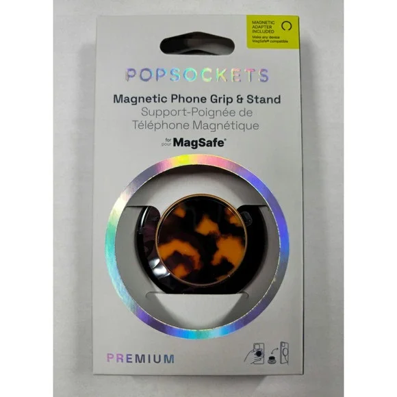 Tortoise Shell PopSocket Magnetic Cell‎ Phone Grip NWT