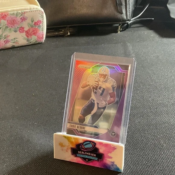Eddie George a purple Prizm #/125