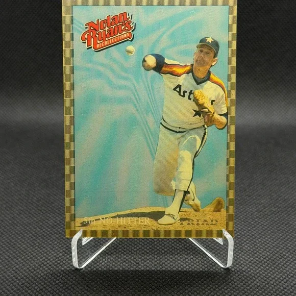 Nolan Ryan 1993 Triad Whataburger Holo 5th No-Hitter Astros