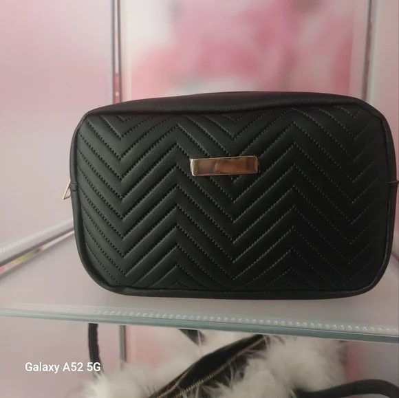 Black Quilted Women's Bag