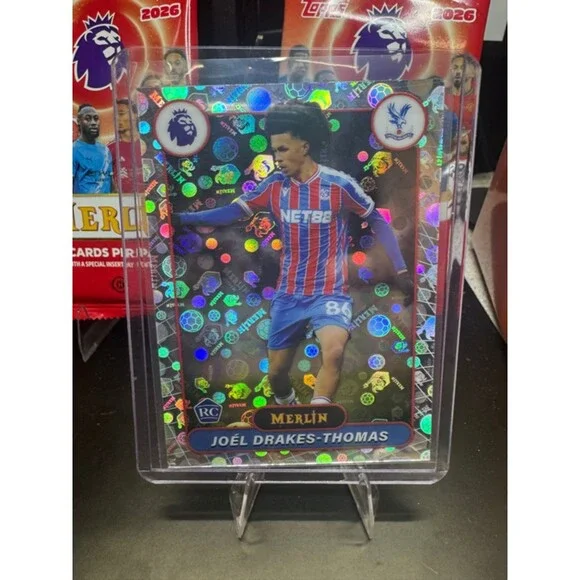 2026 Topps True Merlin Premier League #76 Joél Drakes-Thomas, Crystal Palace RC