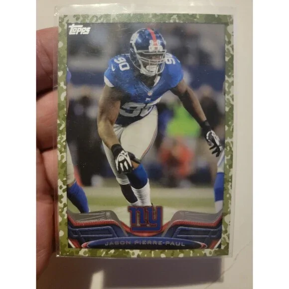 JASON PIERRE-PAUL #103 /399 2013 TOPPS New York GIANTS CAMO Insert