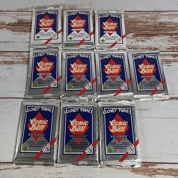 10 Packs 1991 Upper Deck Looney Tunes Comic Ball Series 2 Cards Unopened New