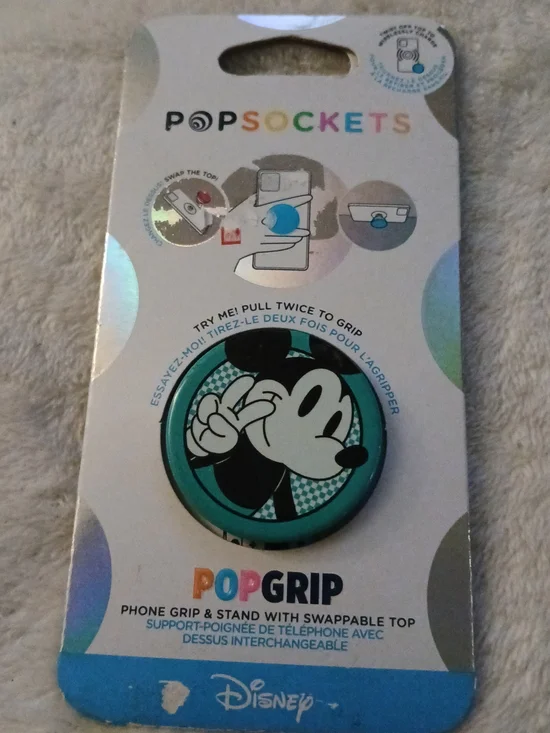 💥 DISNEY PopSocket PopGrip Mickey Mouse Phone Grip