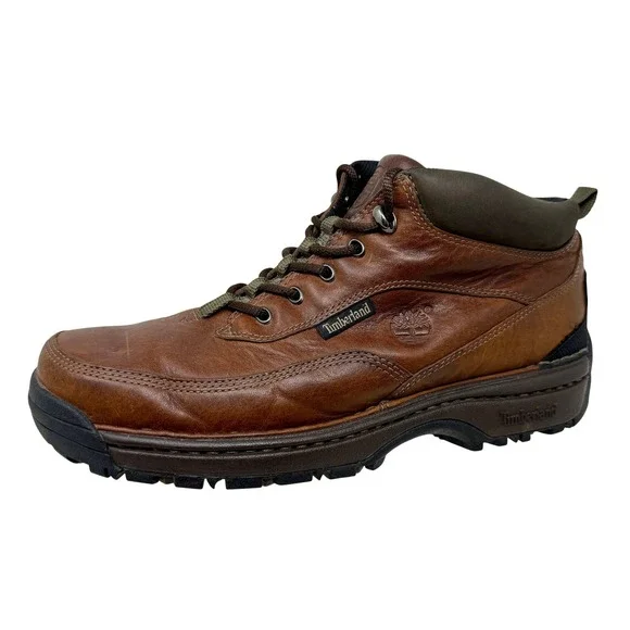Timberland Trek Travel Mens Brown Leather Hiking Boots 74106 Men's Size 10M