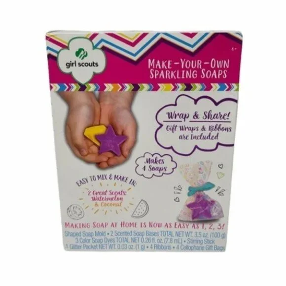 NIB Girl Scouts Make Your Own Sparkling Soap