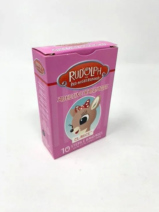 Rudolph The Red Nose Reindeer Clarice 10 Sterile Bandages First Aid Novelty