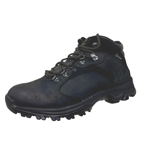 Timberland White Ledge Mid Waterproof Mens Sz 8 Black Leather Hiking Boots