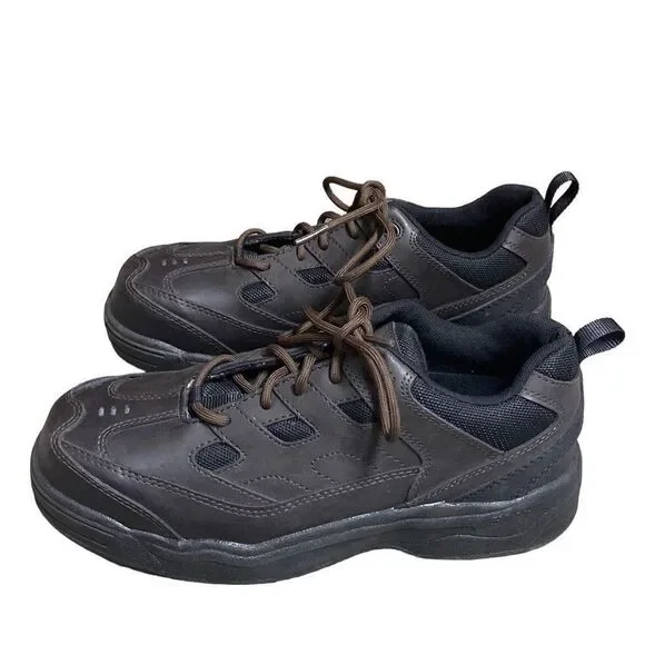 Worx by Red Wing Brown Steel Toe Safety Shoe Size 9WW NEW