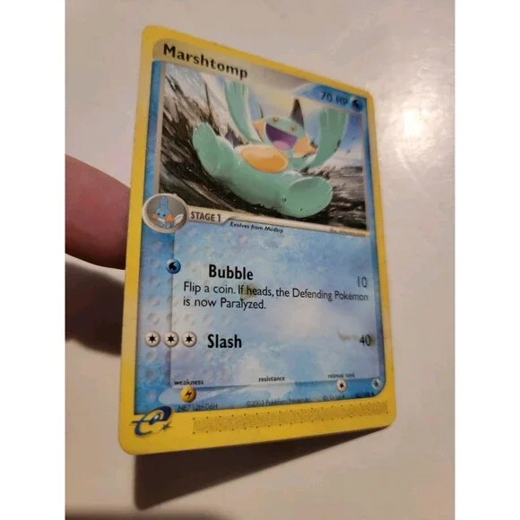 Marshtomp Uncommon EX Ruby & Sapphire 40/109 2003 Vintage Nintendo