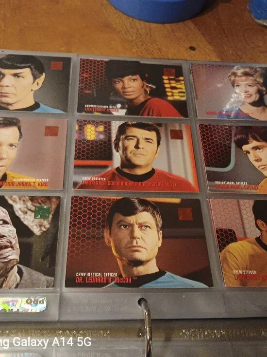 STAR TREK Trading Cards Binder Lot 100+ 1996 Skybox 30 Years TNG Nemesis