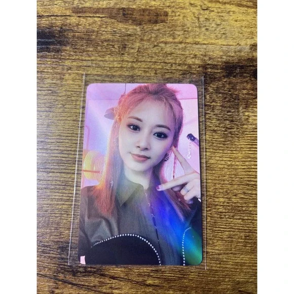 TZUYU Official With-Mu-u Photocard TWICE Album Between 1&2 Kpop Authentic