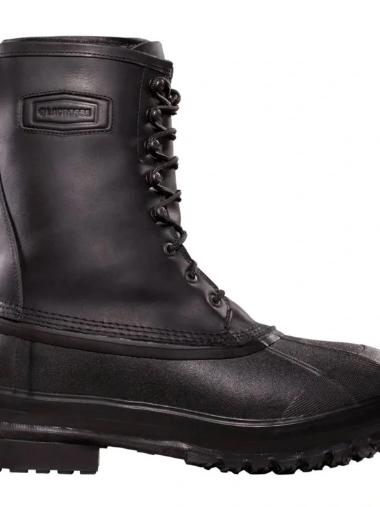 LaCrosse Iceman Black Lace-Up Waterproof Steel Toe Boot Sz 11