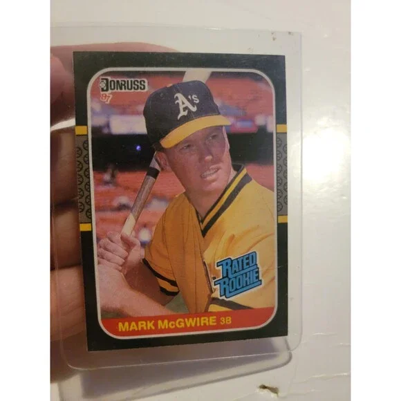87 Donruss Rated Rookie Mark McGwire #46 Oakland Athletics MLB Baseball