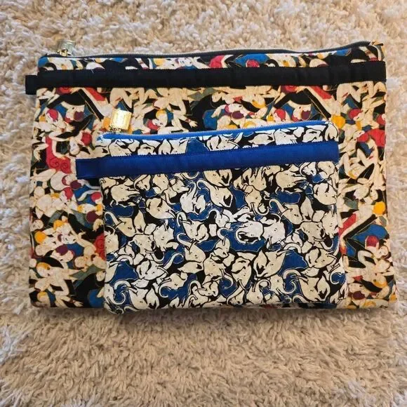 Carolina Herrera Nieman Marcus for Target limited edition Zipper Bags Padded