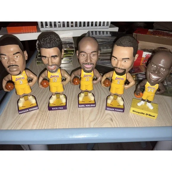 Lakers Bobble Heads‎ Lot Of 5