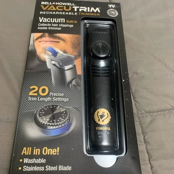 Bell + Howell Vacutrim Rechargeable Hair Trimmer