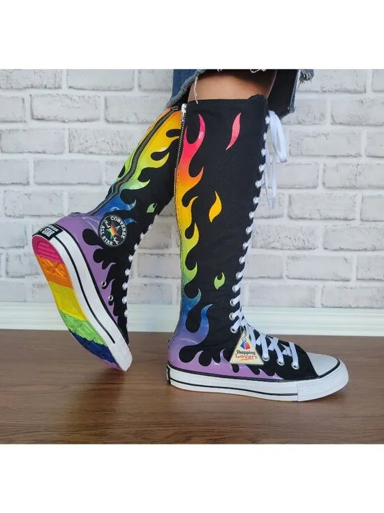 ⭐Converse Chuck Taylor All Star XXHi Pride Sz 5 Mens Shoes Sneaker Black A15779C