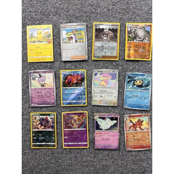 Pokemon‎ 48 Card Lot Holo Reverse Rare Bundle Pikachu Eevee Mewtwo Dragonite