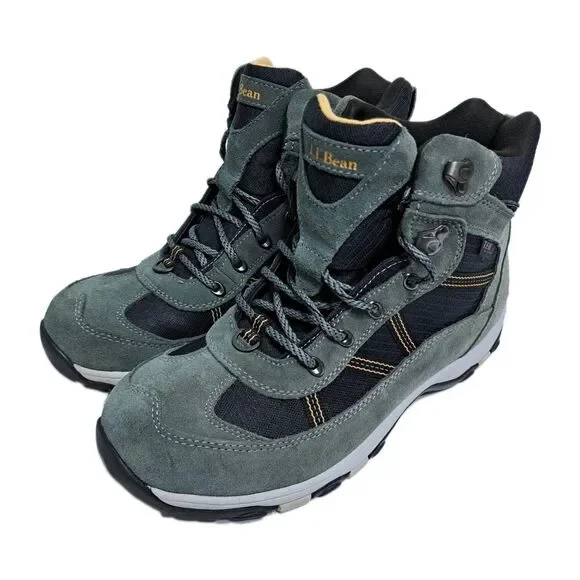 LL Bean Mens 10.5 Tek 2.5 Waterproof Hiking Boots Green Insulated PrimaLoft 200g