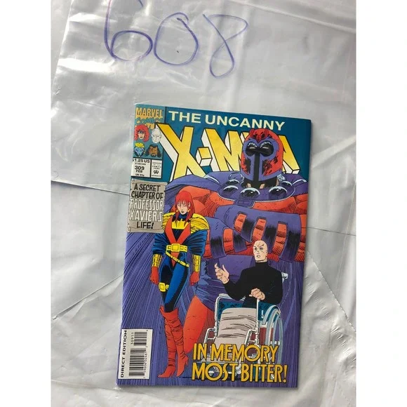 The Uncanny X-Men Comic‎ Book Issue 309 Marvel Comics Direct Edition