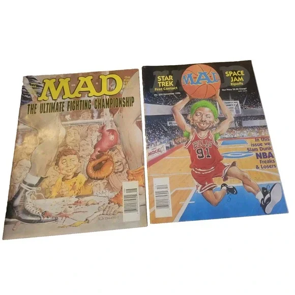 Mad Magazine‎ Lot Of 2 1996