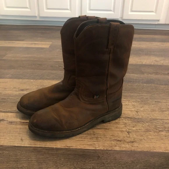 Justin Mens Work-boots 9 1/2 D