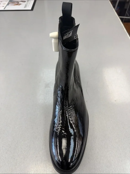 Tom Ford Black Patent Chelsea Boot
