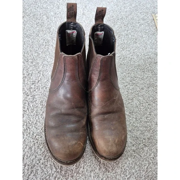 Red Wing Classic Chelsea Boots Brown Leather Size 12 D