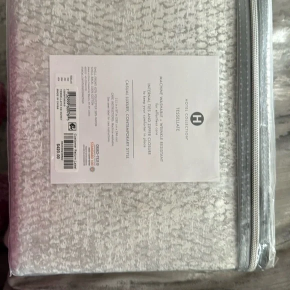 Hotel Collection Gray King Comforter Cover