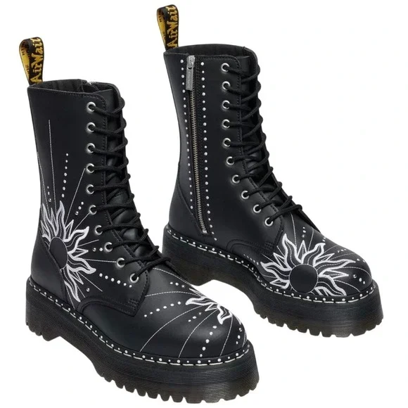 NIB Dr. Martens Jadon Hi Solar Flare Reclaimed Leather Platform Boots Men's 11