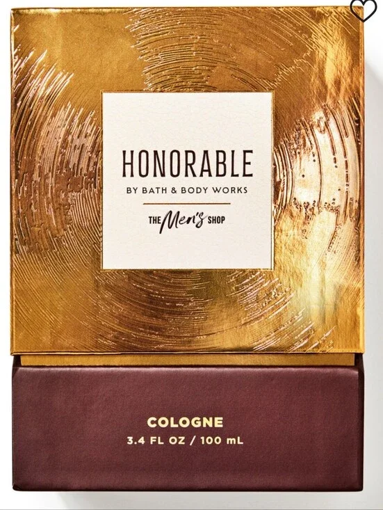 Honorable Cologne 3.4oz Men's Collection Bath & Body Works NEW MSRP $65