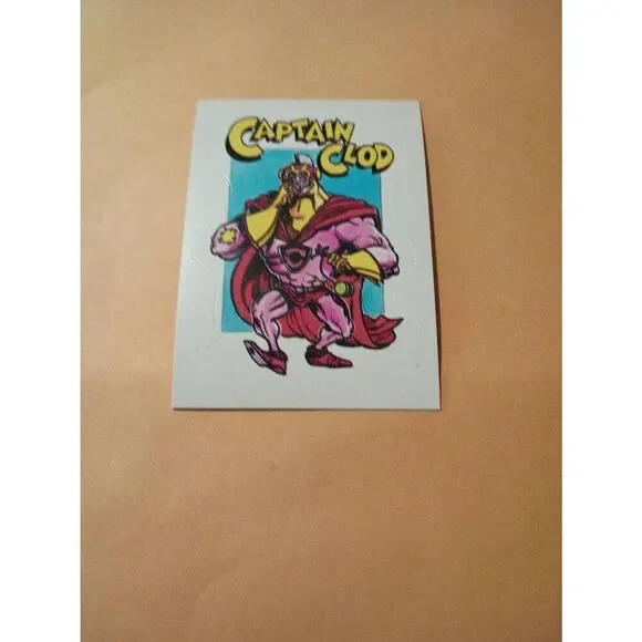 1983 General Mills Zero Hero Trading Card Sticker #35 Captain Clod