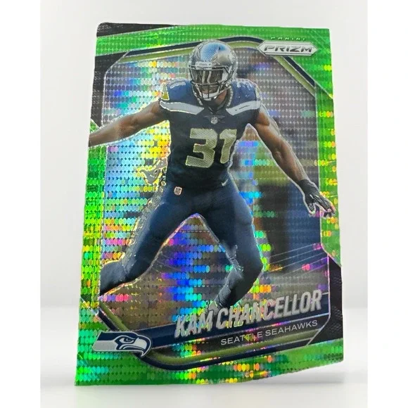 2025 Prizm Kam Chancellor Neon Green Pulsar Prizm/Seattle Seahawks