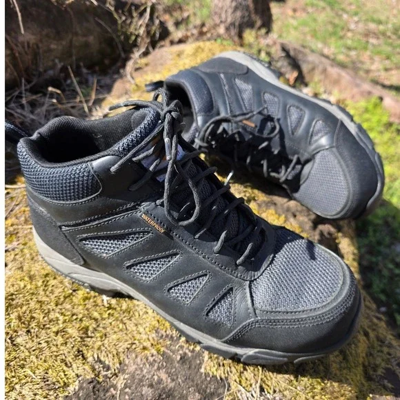 Carhartt‎ Work Boots Men 11W Black Lightweight Waterproof Composite Toe Hiking