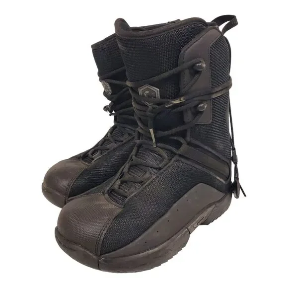 LTD Boots Mens Size 7 Black Waterproof Winter Sports Outdoor Skiing Snowboarding