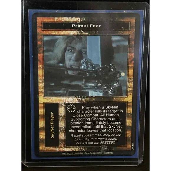 Primal Fear Base Set Terminator Light Play Trading Card