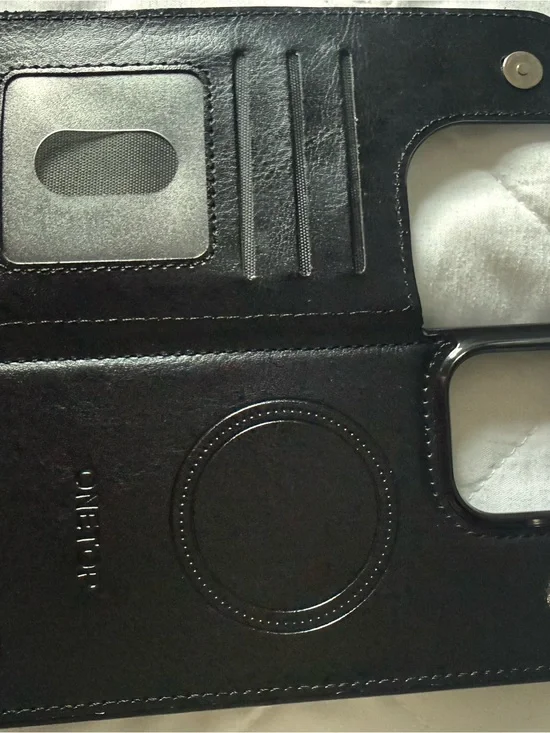 Wallet Phone Holster Case with Card Slots - Black
