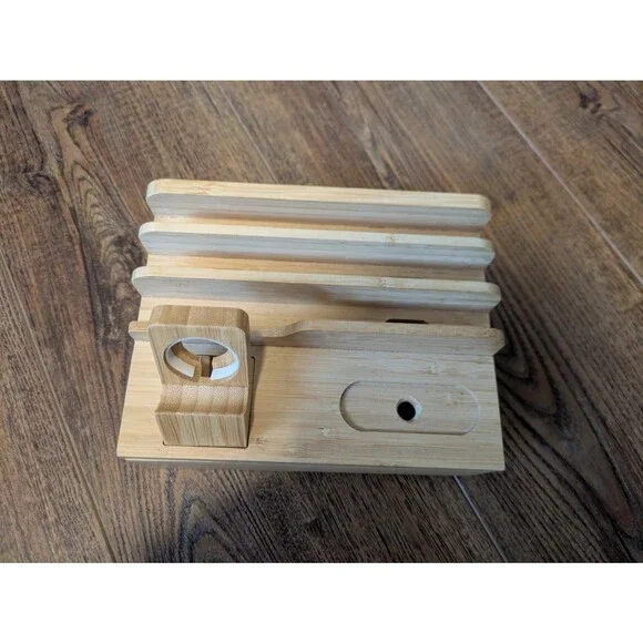 Bamboo Universal Multi Device Cord Organizer Model Rx-1904