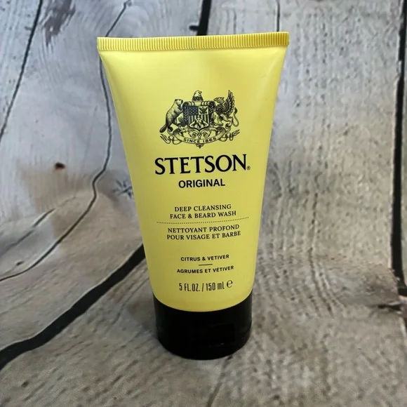 5/$20 NEW Stetson Men’s Original‎ Deep Cleansing Face Beard Wash 5 fl oz SEALED