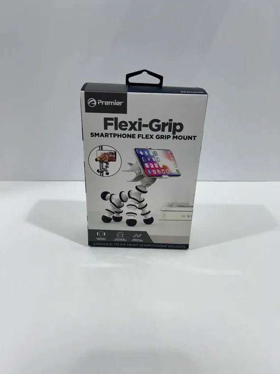 NEW Zebra/Horse Animal Premier Universal FlexiGrip Smartphone Mount -White/Black