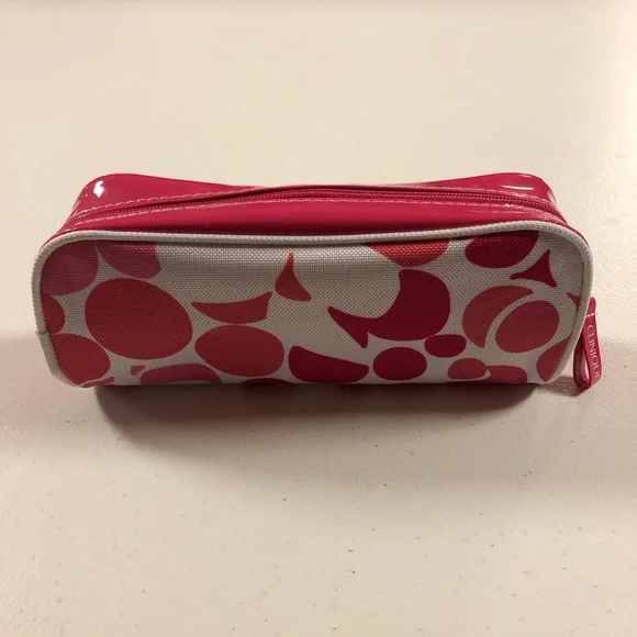 CLINIQUE Pink & White Pouch