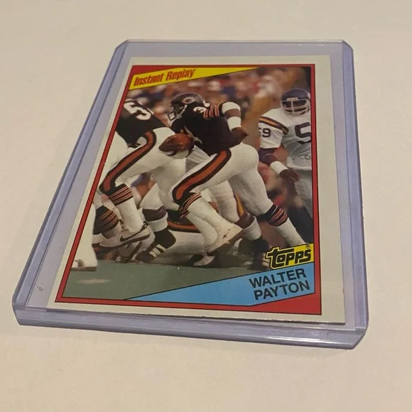 Walter Payton 1984 Topps Football Instant Replay Vintage collectible