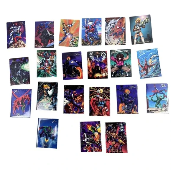 Vintage 1994 Fleer Marvel Masterpieces Trading Card Lot Wolverine Weapon X Thor