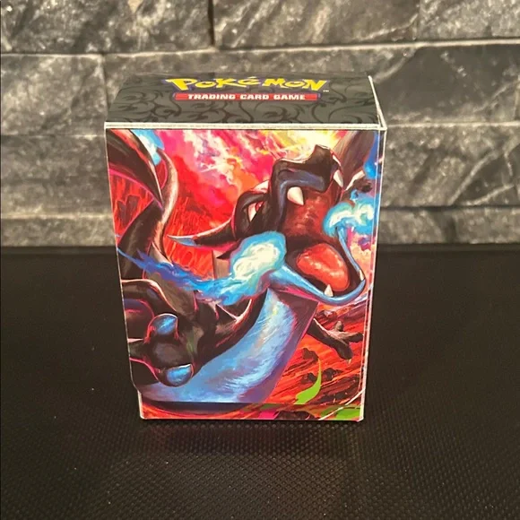 Pokemon Charizard Trading Card Storage‎ Box with Velcro fastener