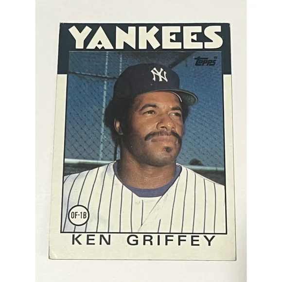 Ken Griffey 1986 Topps #40 New York Yankees Baseball Card