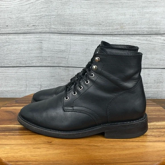 Thursday Boot Co President Black Matte Lace Up Boots Men’s Shoe Size 8