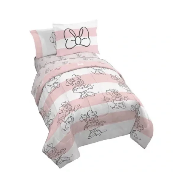 Minnie Mouse Licensed Kids 5-Piece Bed-in-a-Bag