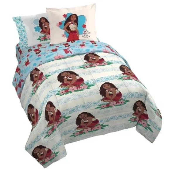 Moana Licensed Kids 7-Piece Bed-in-a-Bag